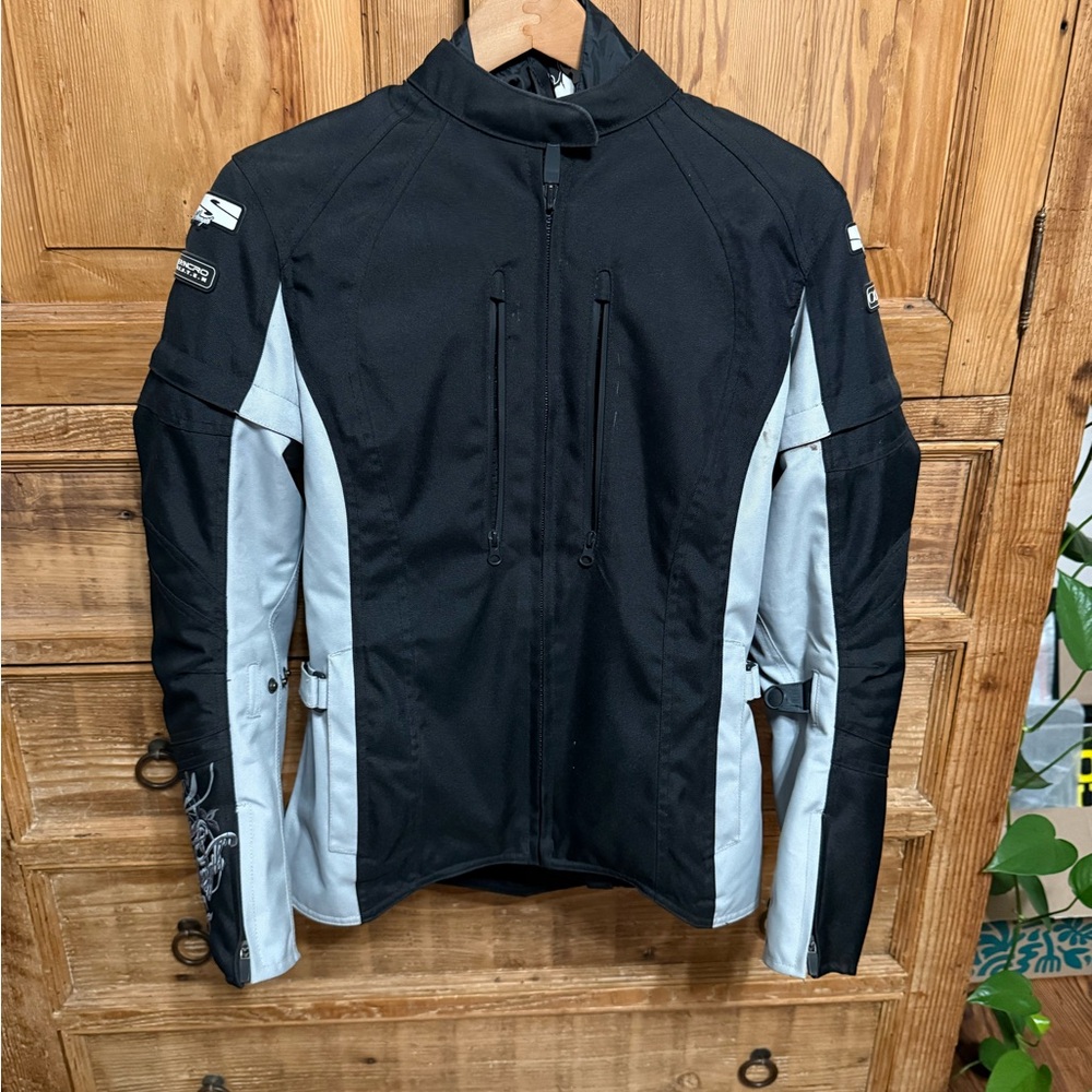 Speed & strength Women’s textile motorcycle riding jacket. Size S